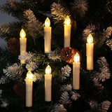 Bougies de Noël Clip-On sans Fil