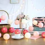 Guirlande de Boules de Coton