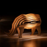 WildCraft™ Lampe Animale en Bois