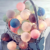 Guirlande de Boules de Coton