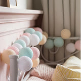 Guirlande de Boules de Coton