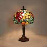 Lampe en verre teinté