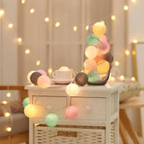 Guirlande de Boules de Coton
