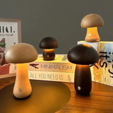 Lumishroom™ Lampe de Table en Bois