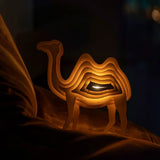 WildCraft™ Lampe Animale en Bois