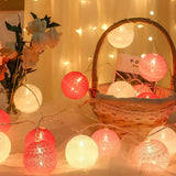 Guirlande de Boules de Coton
