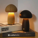 Lumishroom™ Lampe de Table en Bois