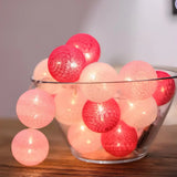 Guirlande de Boules de Coton