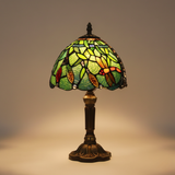 Lampe en forme d'éléphant avec vitraux