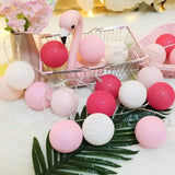 Guirlande de Boules de Coton
