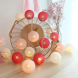 Guirlande de Boules de Coton