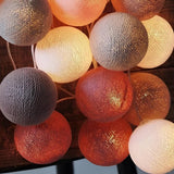 Guirlande de Boules de Coton