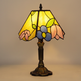 Lampe décorative en verre teinté