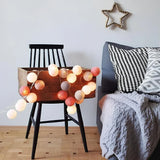 Guirlande de Boules de Coton
