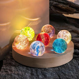 Orbes Galactiques en Cristal Lumineux
