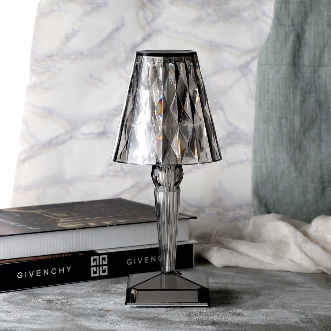 Lampe en Cristal Étincelant