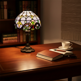 Lampe de table classique colorée