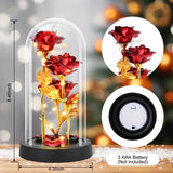 Cadeau de Rose en Verre EverGlow