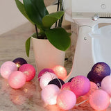 Guirlande de Boules de Coton