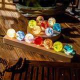 Orbes Galactiques en Cristal Lumineux