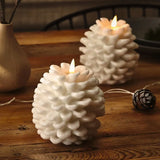 Bougies sans flamme en forme de pomme de pin ForestHearth™