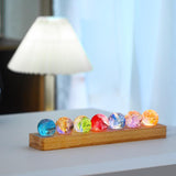 Orbes Galactiques en Cristal Lumineux