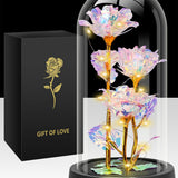 Cadeau de Rose en Verre EverGlow