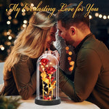 Cadeau de Rose en Verre EverGlow