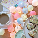 Guirlande de Boules de Coton