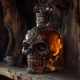 Carafe à whisky en forme de tête de mort