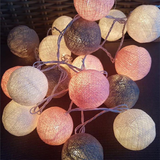 Guirlande de Boules de Coton
