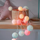 Guirlande de Boules de Coton