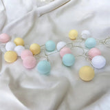 Guirlande de Boules de Coton