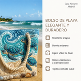 Sac de Plage Fait à la Main | Patchwork Marin