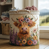 Enchantement des Hautes Terres | Panier à Linge Fait Main
