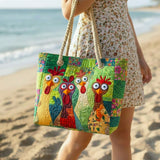 Sac de Plage Artisanal | Poulet Funky
