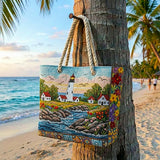 Sac de Plage Fait Main | Éclat du Phare