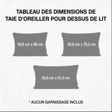 Housse de Coussin Matelassée - Rêves de Fleurs Sauvages