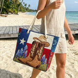 Sac de Plage Fait Main | Fierté du Texas