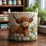 Enchantement des Hautes Terres | Panier à Linge Fait Main