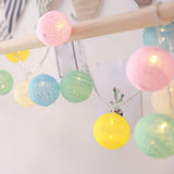 Guirlande de Boules de Coton