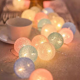 Guirlande de Boules de Coton