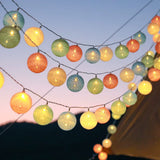 Guirlande de Boules de Coton