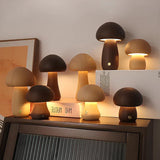 Lumishroom™ Lampe de Table en Bois
