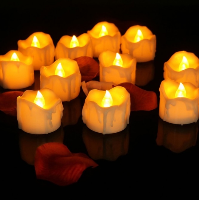Bougies sans flamme