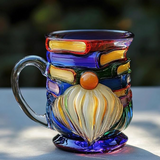 Mug artistique pour les amoureux des livres avec un motif en relief