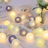 Guirlande de Boules de Coton