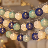 Guirlande de Boules de Coton