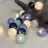 Guirlande de Boules de Coton