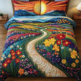 Parure de lit matelassée 3 pièces - Rayon de Soleil